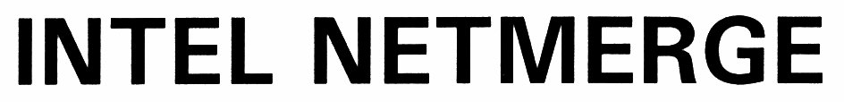 INTEL NETMERGE