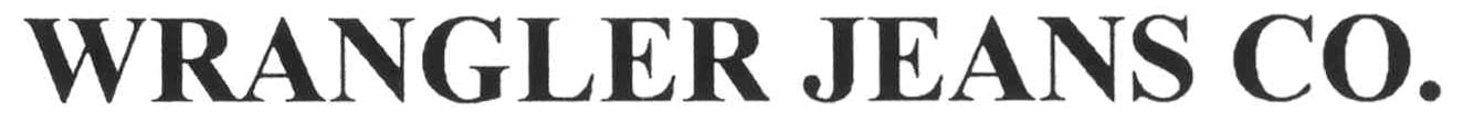 WRANGLER JEANS CO.