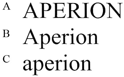 APERION Aperion aperion