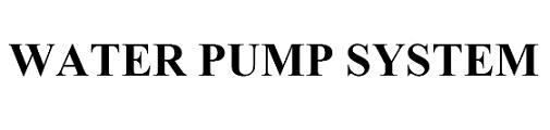 WATER PUMP SYSTEM