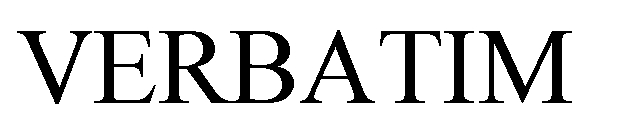 VERBATIM