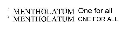 MENTHOLATUM One for all MENTHOLATUM ONE FOR ALL