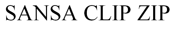 SANSA CLIP ZIP