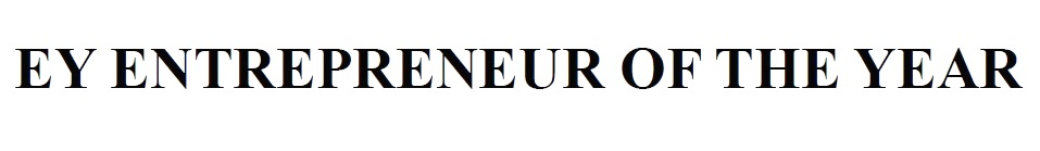 EY ENTREPRENEUR OF THE YEAR