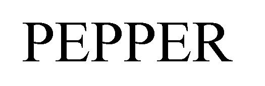 PEPPER