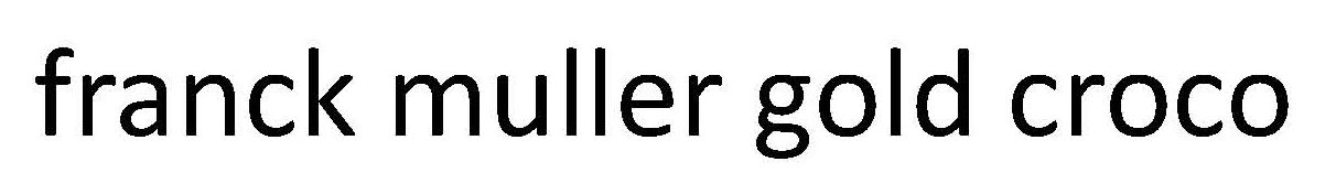 franck muller gold croco