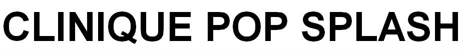 CLINIQUE POP SPLASH