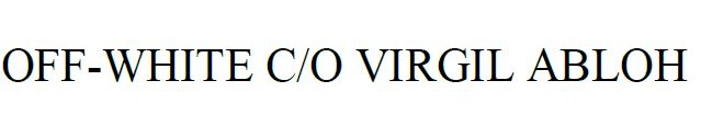 OFF-WHITE C/O VIRGIL ABLOH