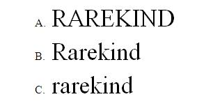 RAREKIND Rarekind rarekind