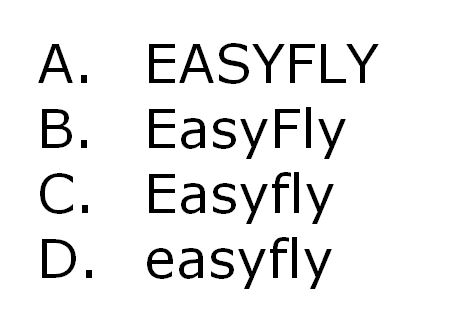 EASYFLY 
EasyFly
 Easyfly
 easyfly