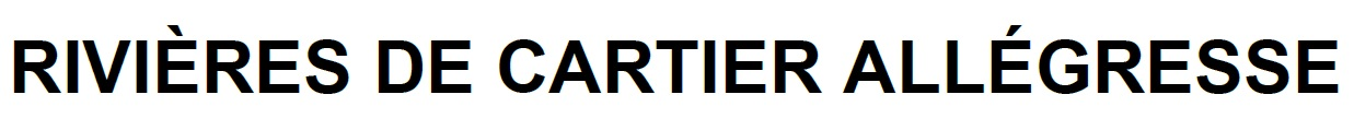 RIVIERES DE CARTIER ALLEGRESSE