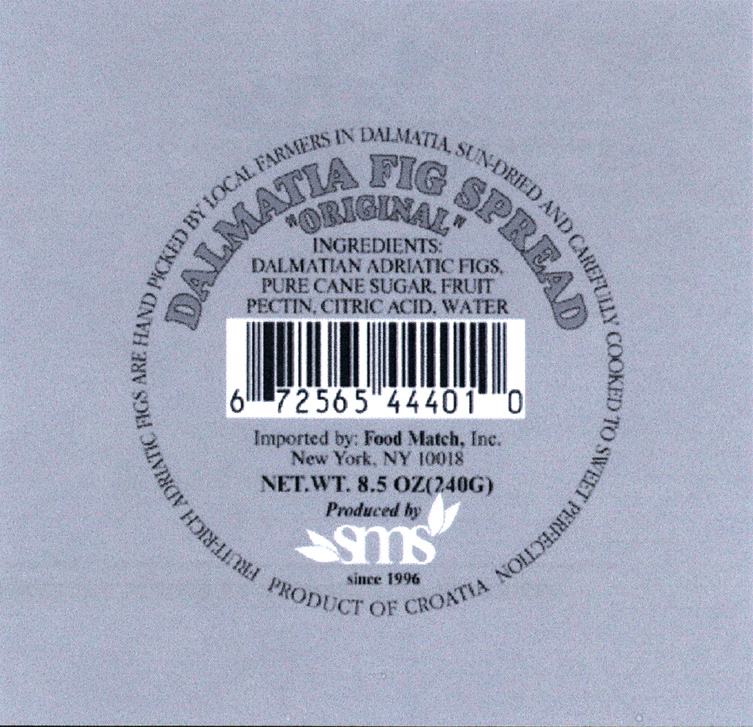 DALMATIA FIG SPREAD "ORIGINAL