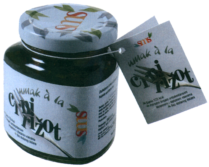 SMS UMAK Á LA CRNI RIŽOT