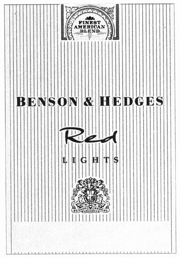 BENSON & HEDGES RED LIGHTS
