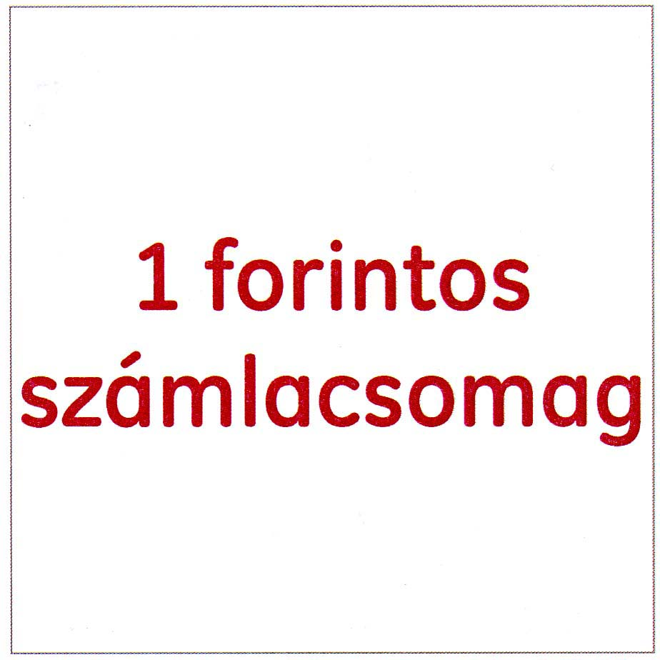 1 forintos számlacsomag