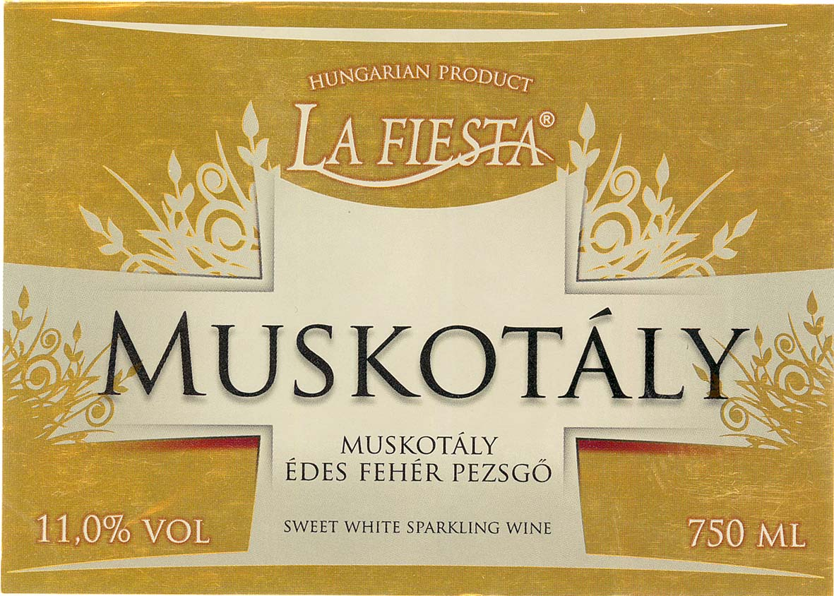 LA FIESTA MUSKOTÁLY ÉDES FEHÉR PEZSGŐ