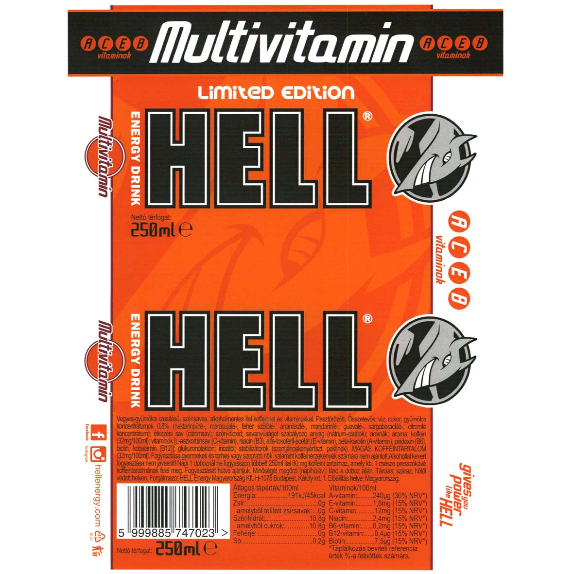 HELL MULTIVITAMIN