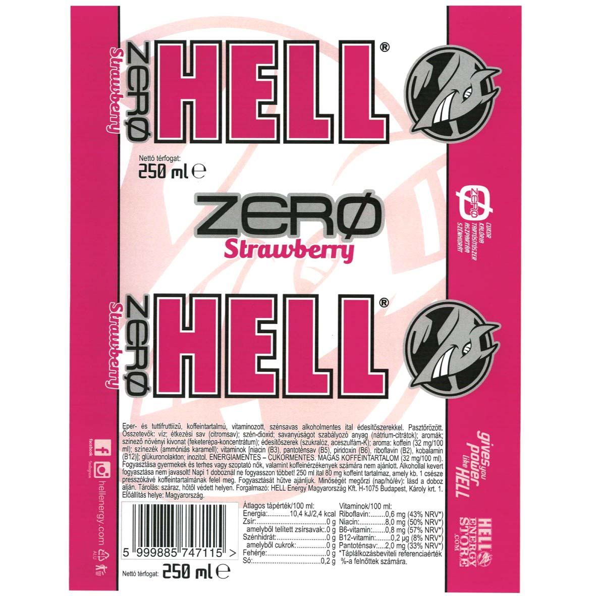 HELL ZERO STRAWBERRY