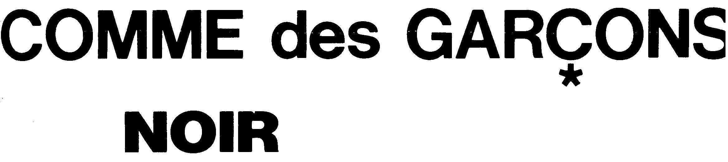 Comme des Garcons Noir