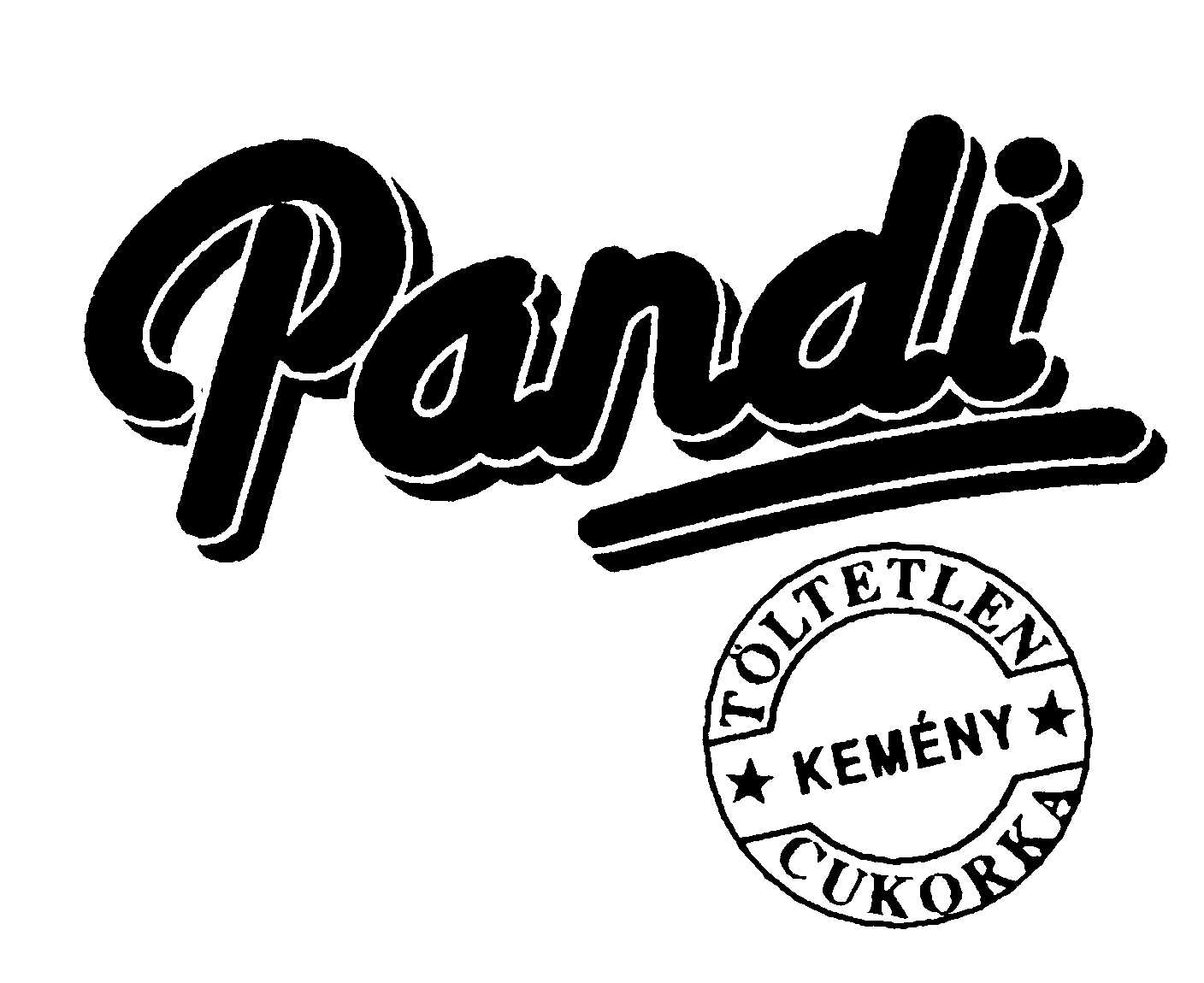 Pandi TÖLTETLEN KEMÉNY CUKORKA