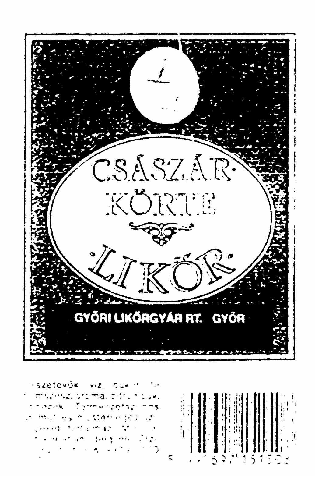 CSÁSZÁRKÖRTE LIKŐR