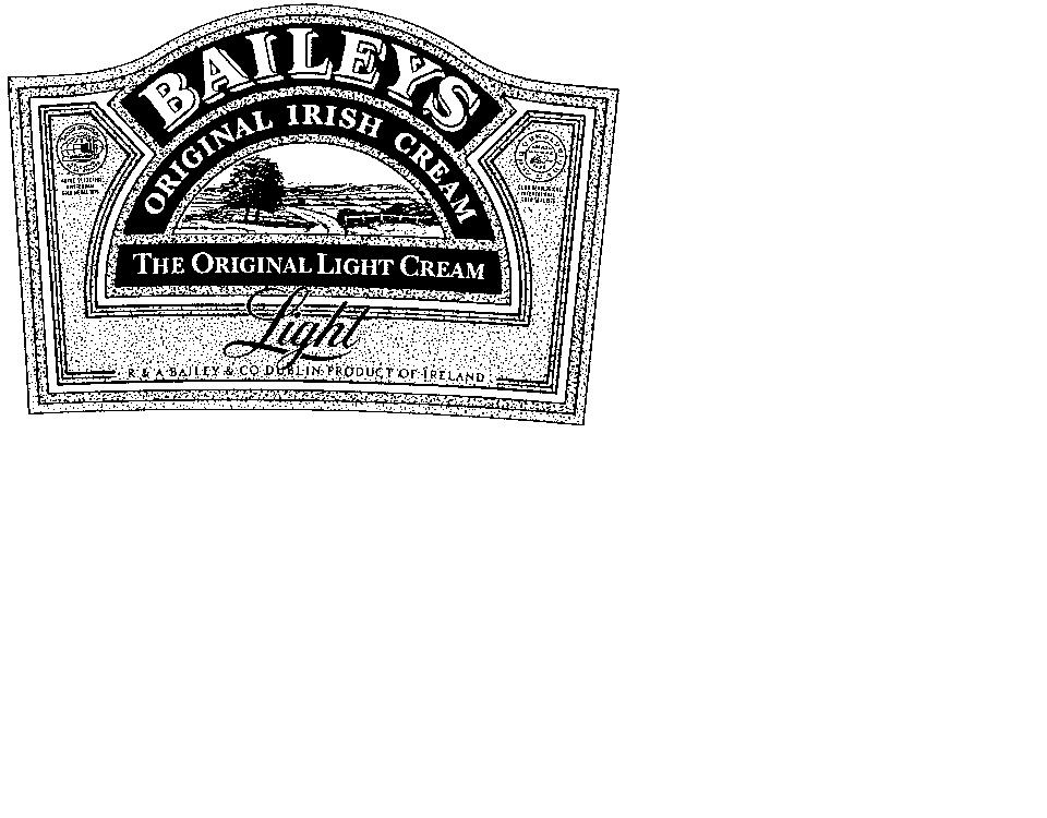 BAILEYS ORIGINAL IRISH CREAM THE ORIGINAL LIGHT CREAM