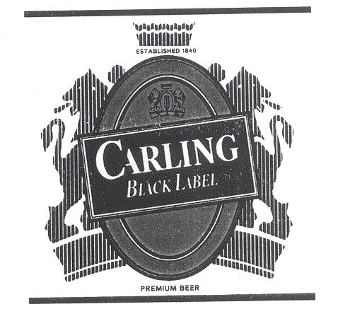 CARLING BLACK LABEL