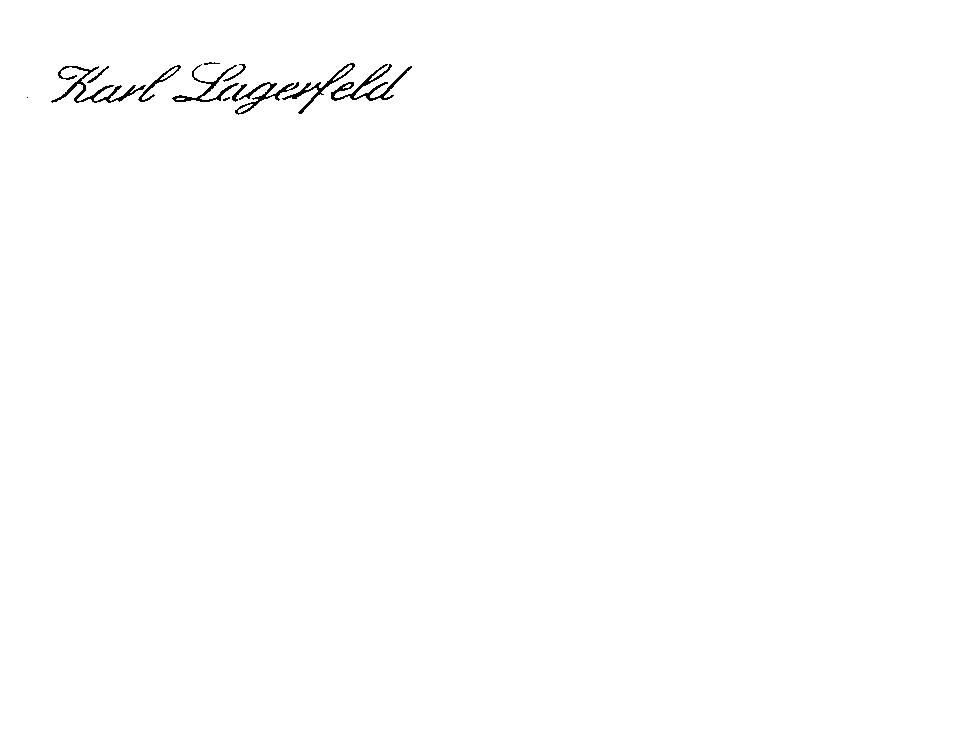 KARL LAGERFELD