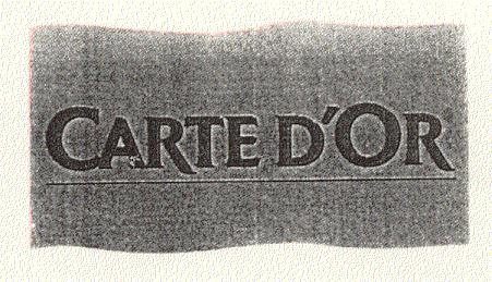 CARTE D'OR
