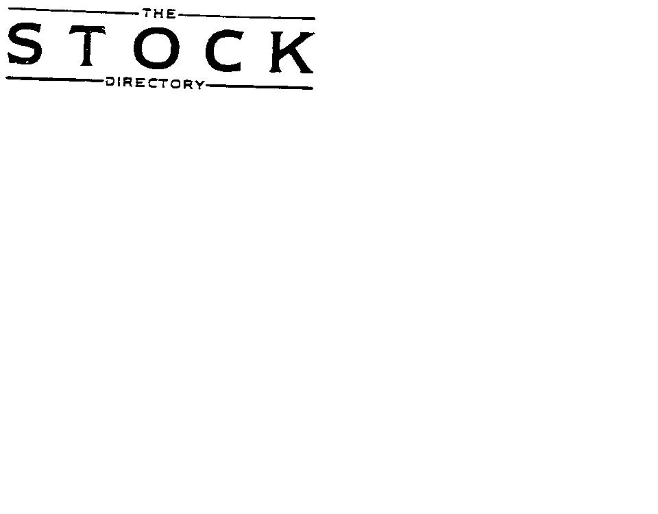THE STOCK DIRECTORY