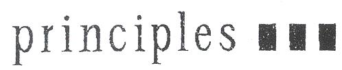 principles