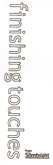 finishing touches from Silentnight