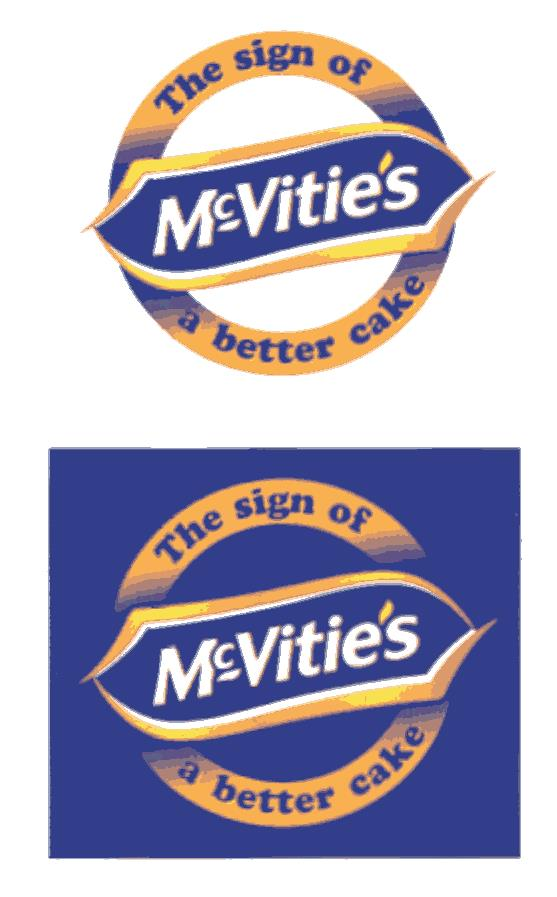 The sign of McVitie's a better cake