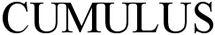 CUMULUS