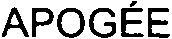 APOGÉE