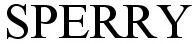 SPERRY