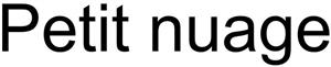Petit nuage