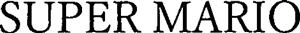 SUPER MARIO