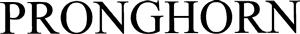 PRONGHORN