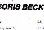 BORIS BECKER B B