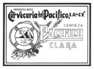 CERVEZA PACIFICO CLARA imported beer CERVECERIA del PACIFICO s.a c.v