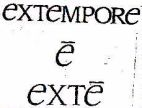 extempore e exte