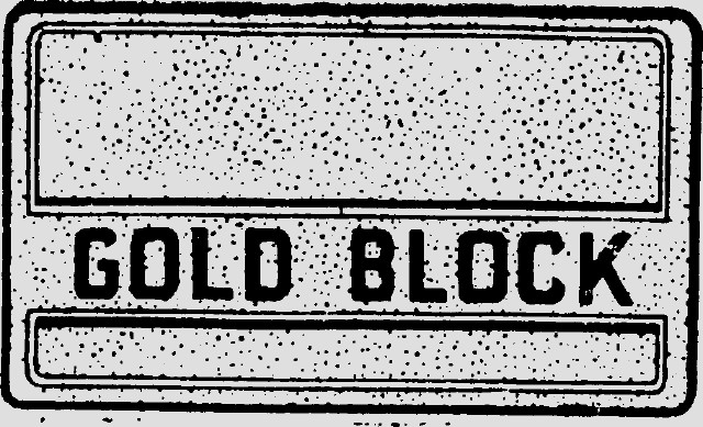 GOLD BLOCK