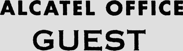 ALCATEL OFFICE GUEST