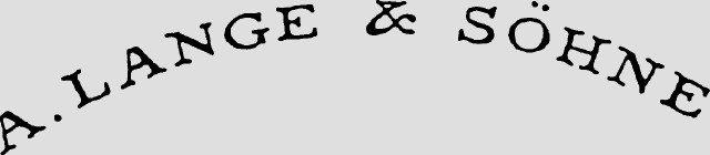 A. LANGE & SÖHNE