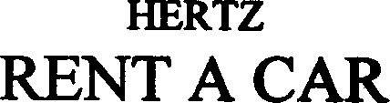 HERTZ RENT A CAR