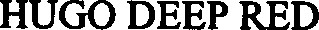 HUGO DEEP RED