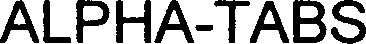 ALPHA-TABS