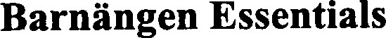 Barnängen Essentials
