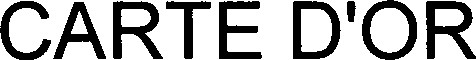 CARTE D'OR